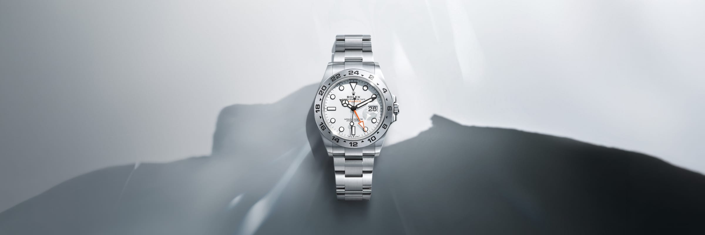 rolex Explorer II em Aço Oystersteel, m226570-0001 - Danglar